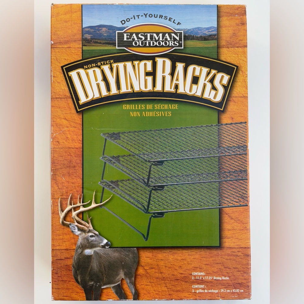 Set of 3 NON-STICK STACKING DRYING RACKS 17.25” x 11.5” by Eastman Outdoors